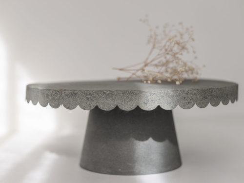 The Style Aesthetic Event Hire | Galvanised Steel Cake Stand | Auckland Party Hire