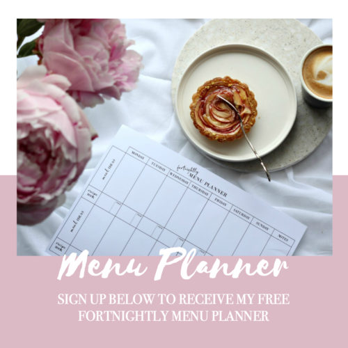 My FREE Menu Planner - The Style Aesthetic