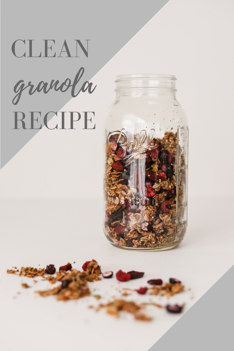 Clean Granola Recipe | The Style Aesthetic | New Zealand Lifestyle Blog