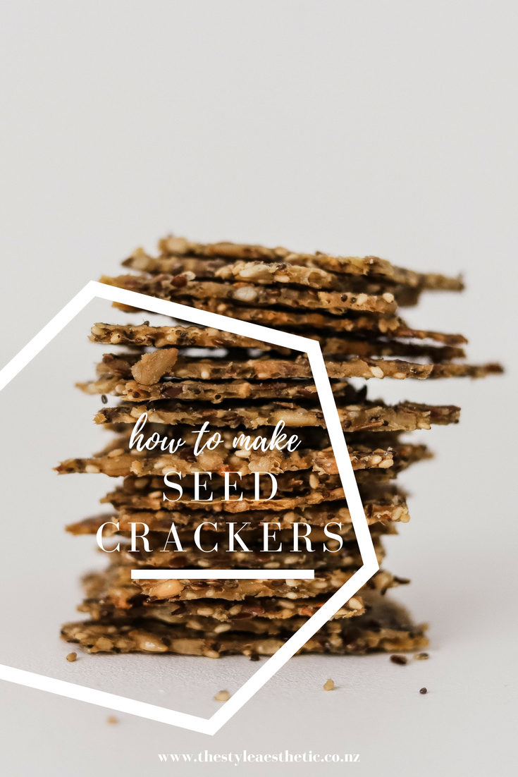 The Style Aesthetic | How to Make Seed Crackers Recipe | New Zealand Lifestyle Blog