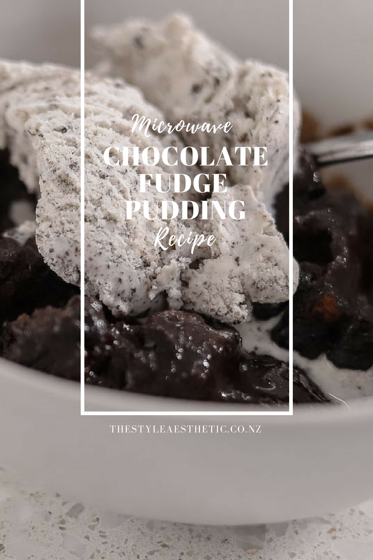 The Style Aesthetic | Microwave Chocolate Fudge Pudding Recipe | Food Styling