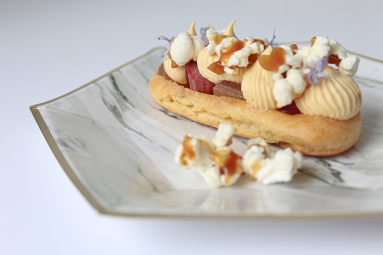 The Style Aesthetic | Food Stylist | Content Creator | Rhubarb Eclairs