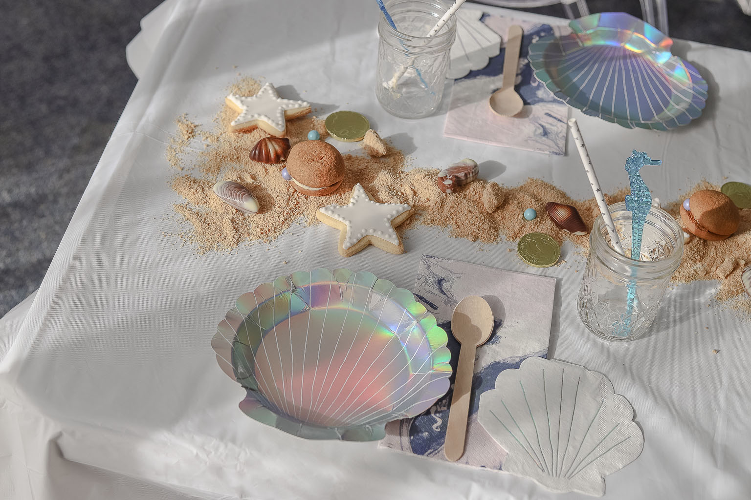 The Style Aesthetic | How to Style a Childrens Party Table | Cocos Under the Sea Party