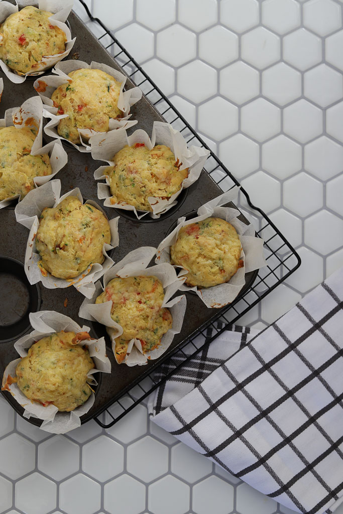 The Style Aesthetic | Bacon & Veggie Muffin Recipe | Farmland Bacon