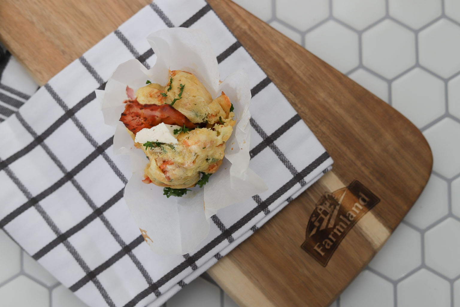 The Style Aesthetic | Bacon & Veggie Muffin Recipe | Farmland Bacon