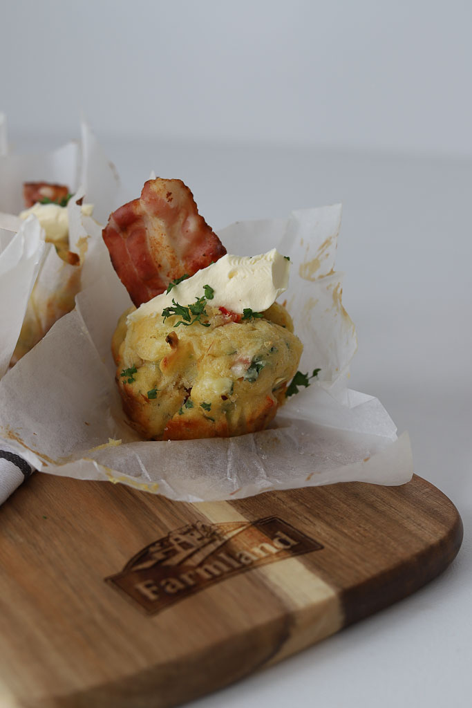 The Style Aesthetic | Bacon & Veggie Muffin Recipe | Farmland Bacon