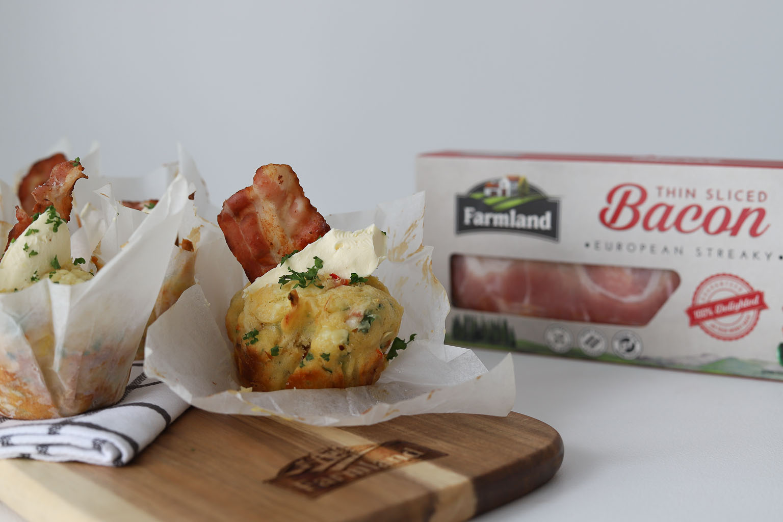 The Style Aesthetic | Bacon & Veggie Muffin Recipe | Farmland Bacon