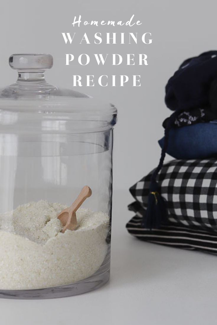 DIY Homemade Washing Powder Recipe | The Style Aesthetic