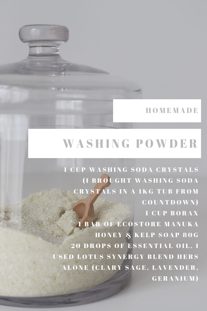 Homemade Washing Powder Recipe | The Style Aesthetic