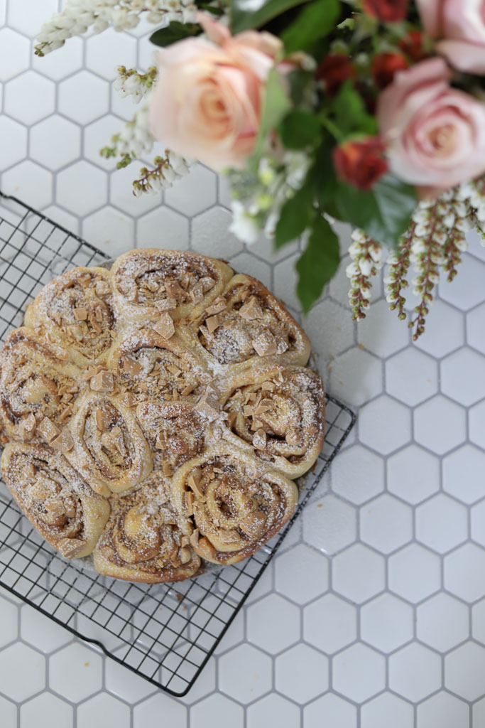 The Style Aesthetic Caramilk Chocolate & Macadamia Nut Brioche