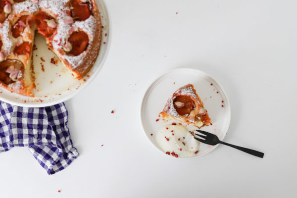 Spiced Plum Yoghurt Cake Recipe | The Style Aesthetic